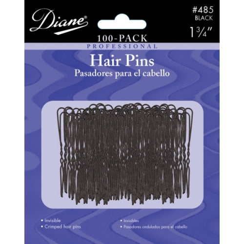French Hair Pins 1-3/4" (Black) 100 Pack