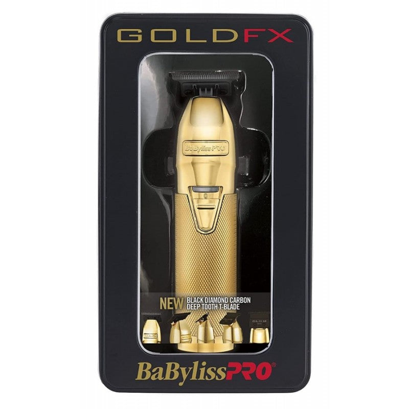 BabylissPro Gold Lithium Outliner Trimmer With DLC Blade FX FX787GDB
