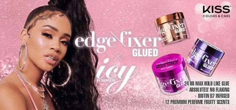 KISS Edge Fixer Max Hold Glued Collection 3.38 Oz