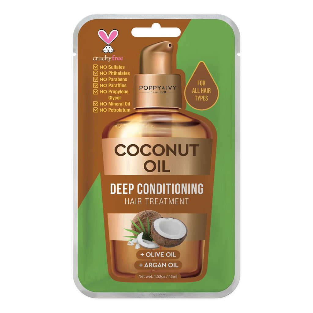 Coconut Oil Deep Conditioning Hair Treatment Packet (Poppy&Ivy) 1.52oz