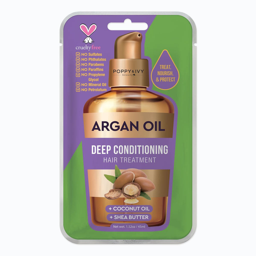 Argan Oil Deep Conditioning Hair Treatment Packet (Poppy&Ivy) 1.52oz