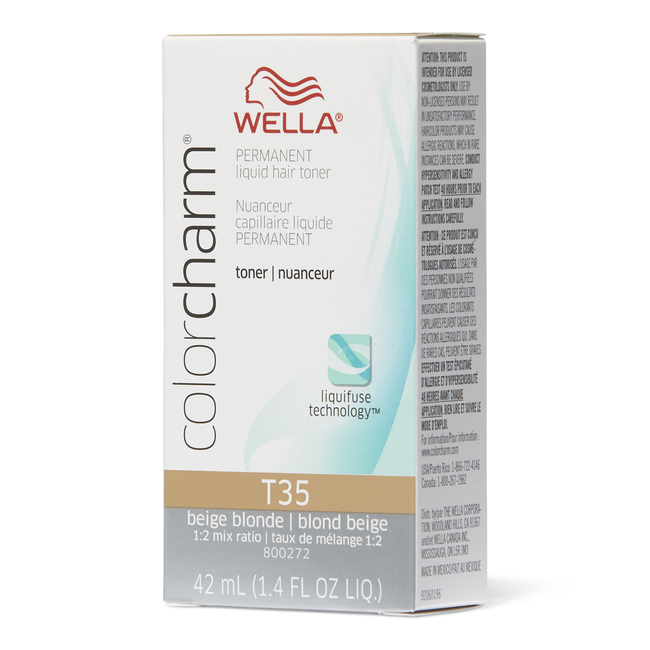 WELLA Color Charm Permanent Liquid Hair Toner 1.42 Oz