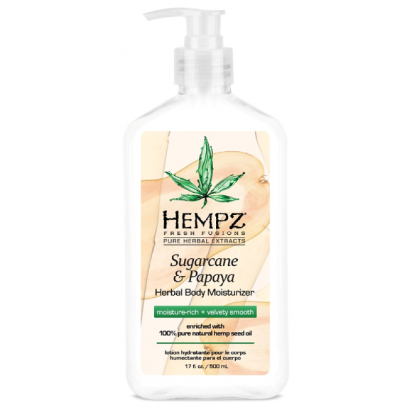 Hempz Sugarcane & Papaya Herbal Body Moisturizer 17 Oz