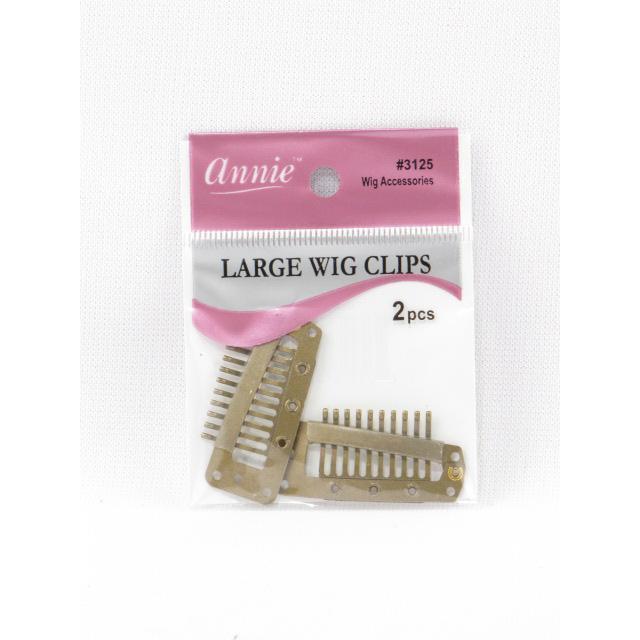 Annie Wig Clips - Large [2 Pack] Blonde