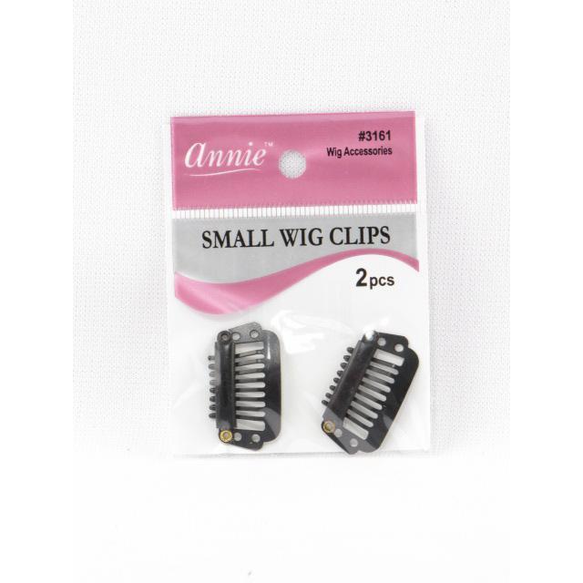 Annie Wig Clips - Small [2 Pack] Black