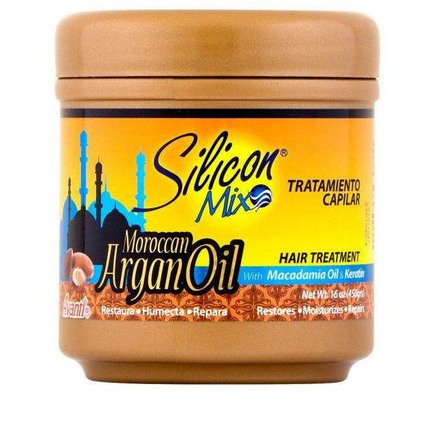 Silicon Mix Argan Oil Hair Treatment With Macadamia Oil & Keratin 16 Oz