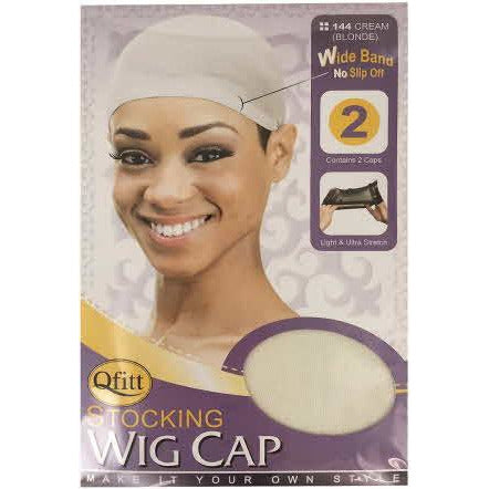 M&M Headgear Stocking Wig Cap (Ultra 2 Piece) - Cream