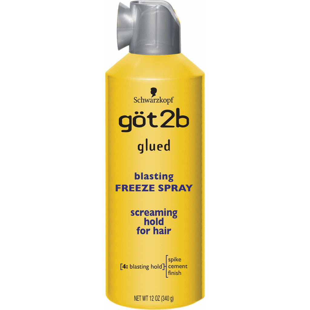 Got2b Glued Blasting Freeze Spray - Screaming Hold for Hair 12 Oz