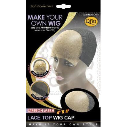 Lace Top Wig Cap (Stretch Mesh) 4 in x 4 in