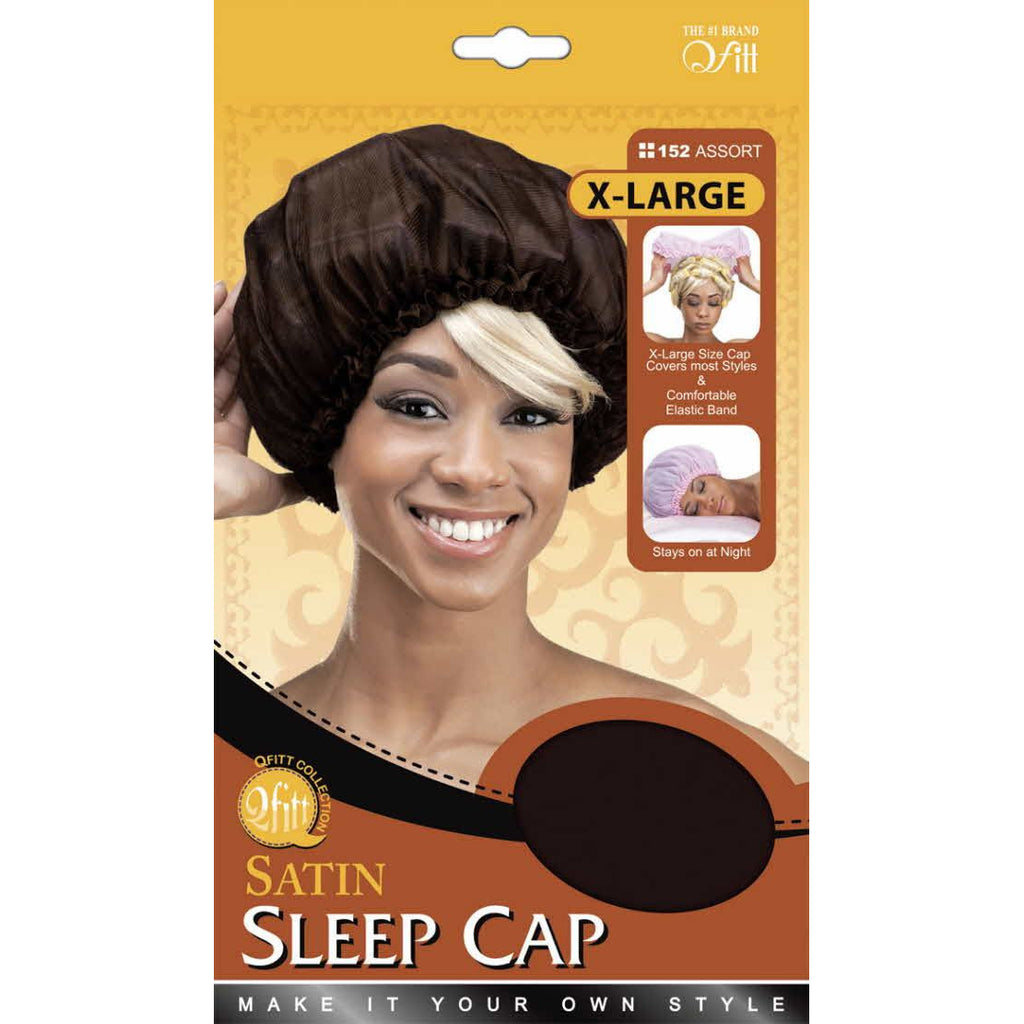 M&M Headgear Satin Sleep Cap X-Large - Assorted Colors