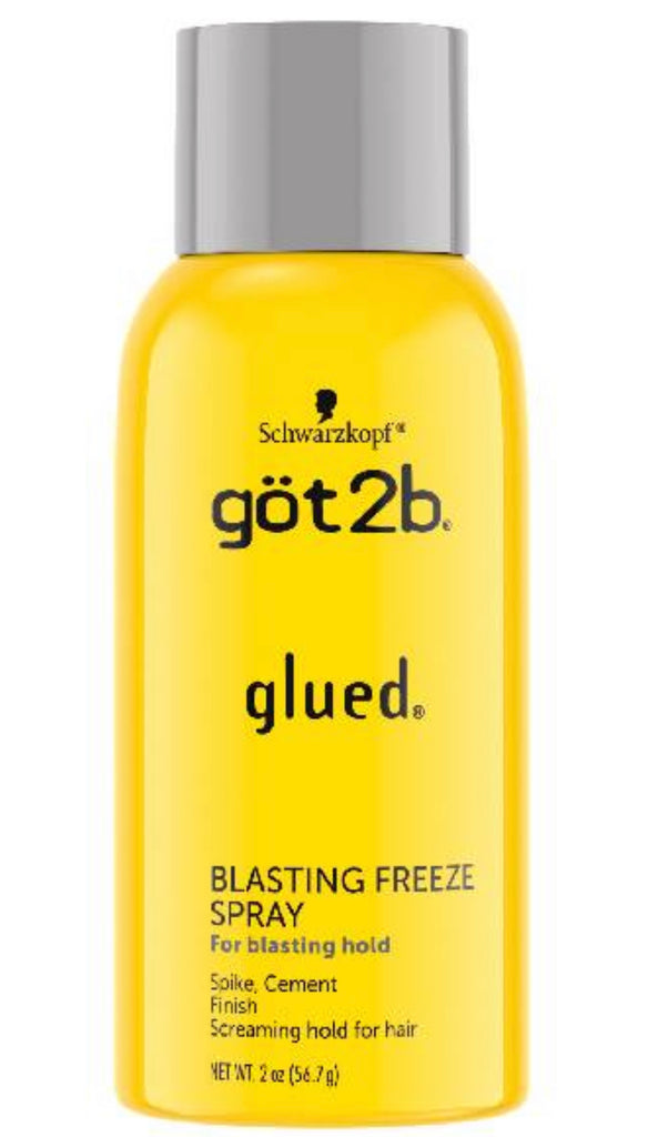 Got2b Glued Blasting Freeze Spray - Screaming Hold for Hair 2 Oz