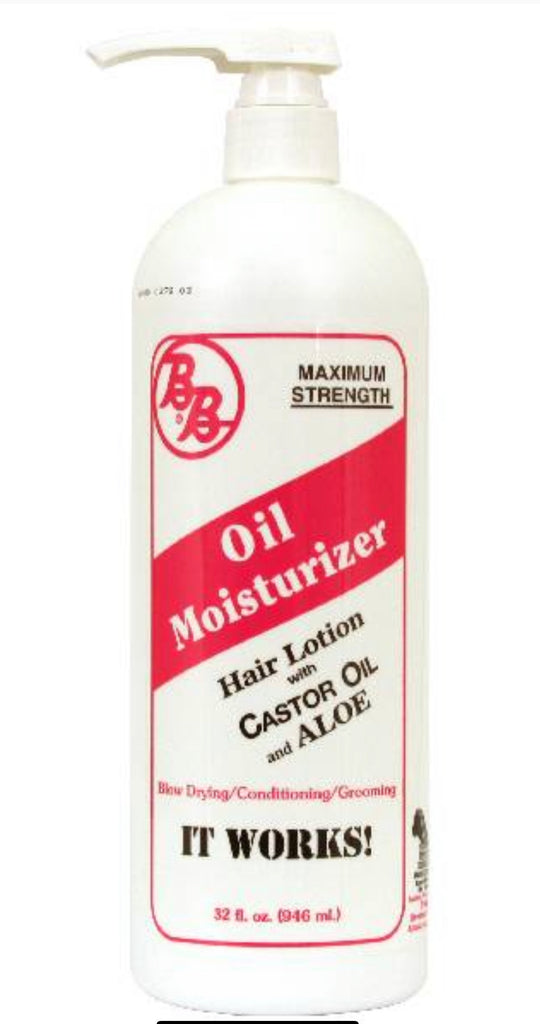 BB OIL MOISTURIZER HAIR LOTION WITH ALOE 32 OZ