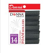 ﻿Donna Foam Rollers (Small) Black