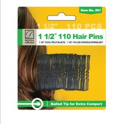 ﻿Donna Hair Pins Black 110 Count