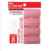 Donna Snap-On Magnetic Rollers (X-Large) Pink