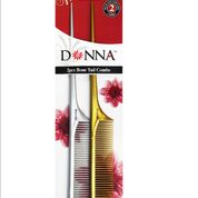 Donna Prem Bone Tail Combs 2 Pack Assorted