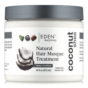 Eden Coconut Shea Natural Hair Masque Treatment 16 oz