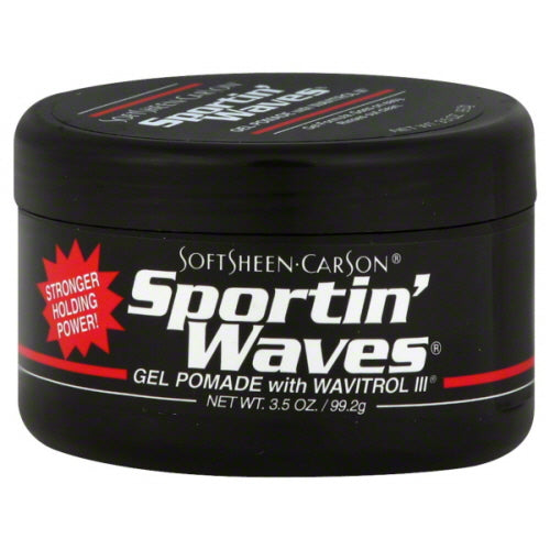 Sportin Waves Gel Pomade Black 3.5 oz
