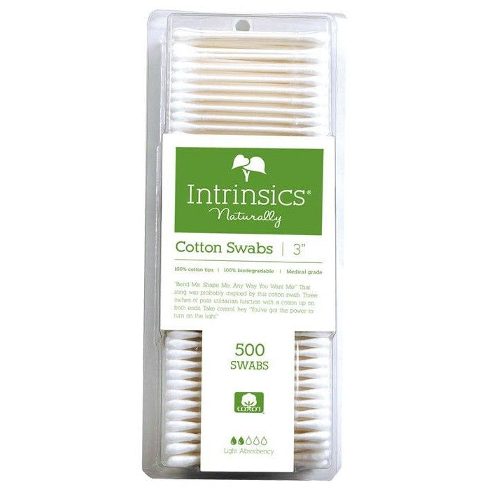 Intrinsics 100% Cotton Swab Q~Tips 500 Pack